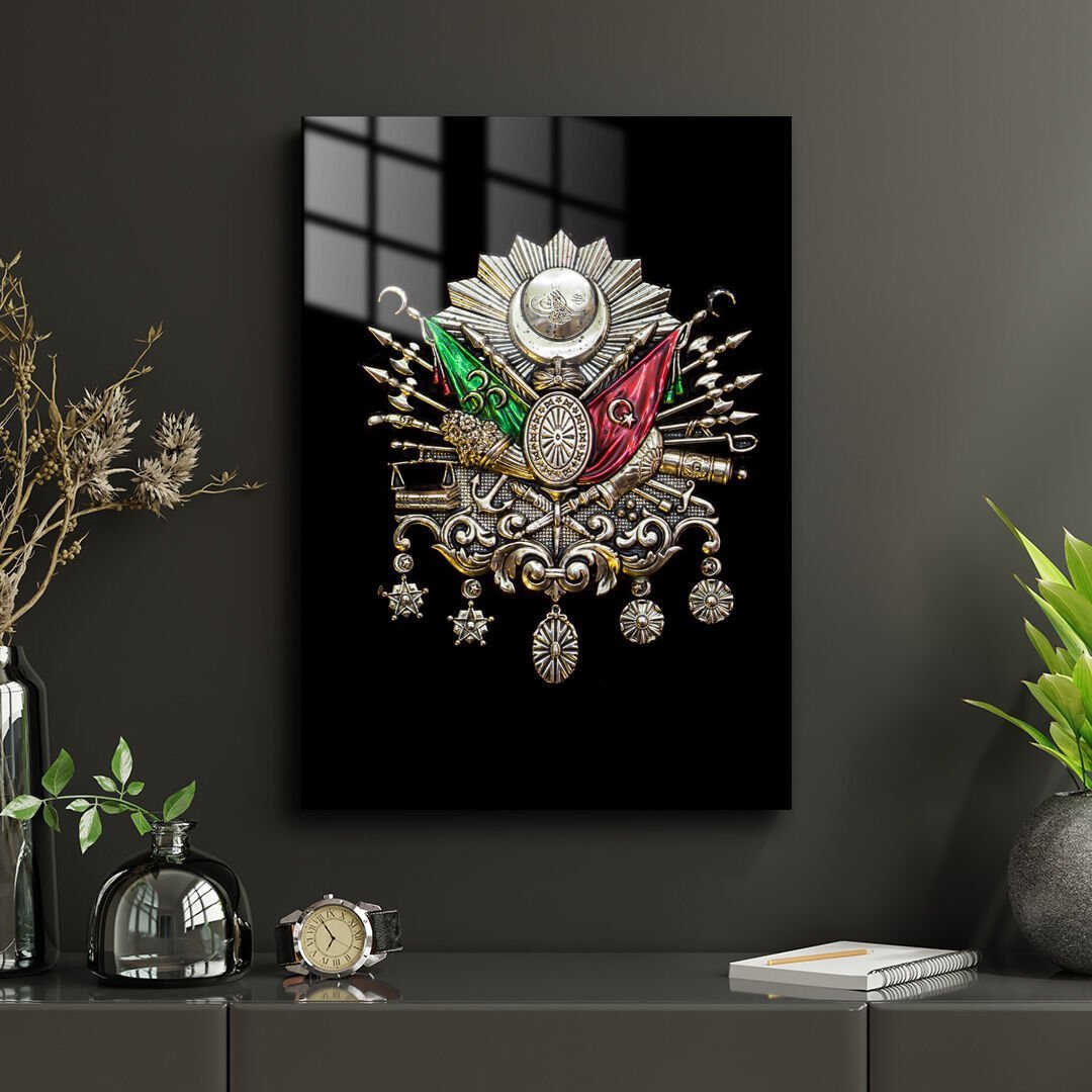 Osmanlı İmparatorluğu Arması 01 Metal Poster