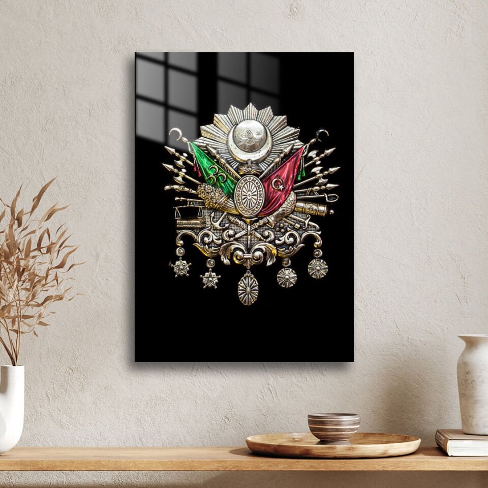 Osmanlı İmparatorluğu Arması 01 Metal Poster