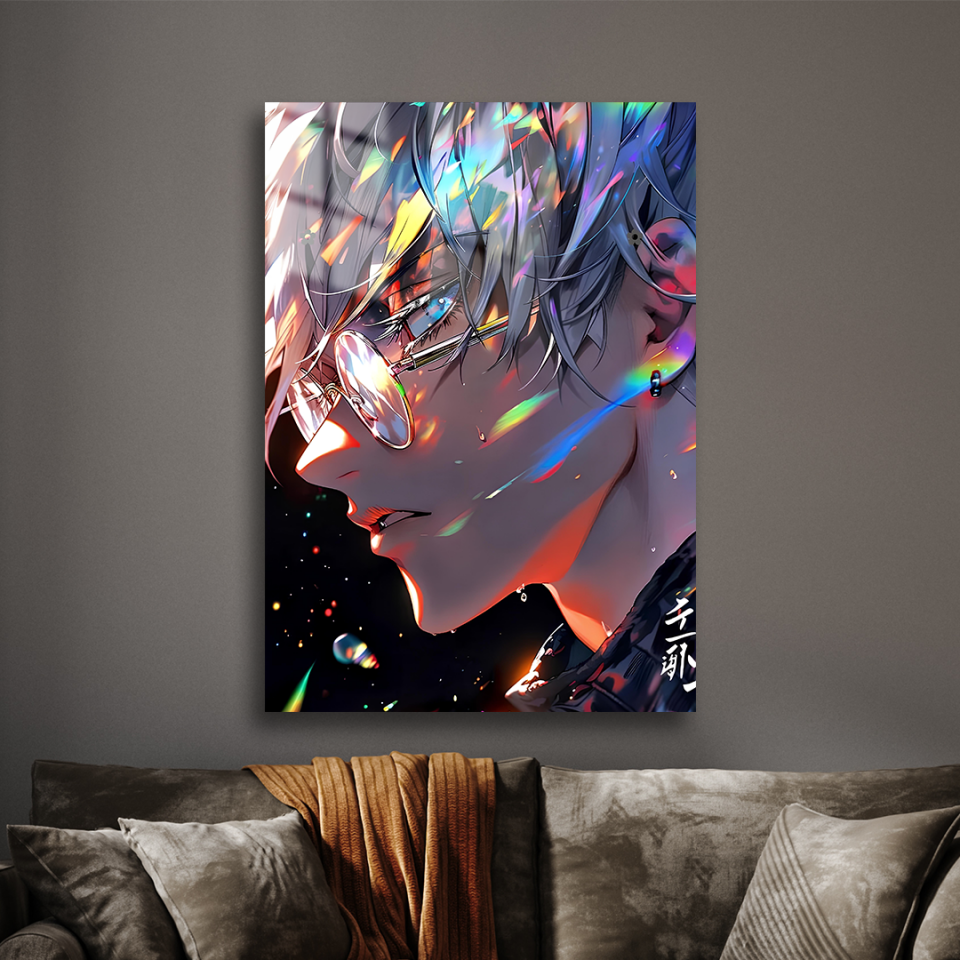 Satoru Gojo 02 Metal Poster