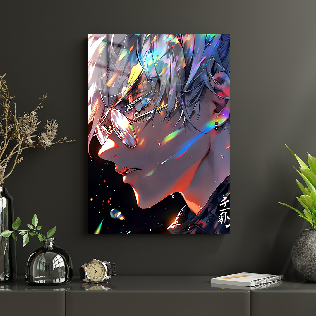 Satoru Gojo 02 Metal Poster