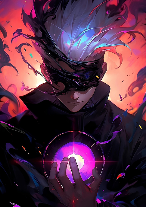 Satoru Gojo 03 Metal Poster