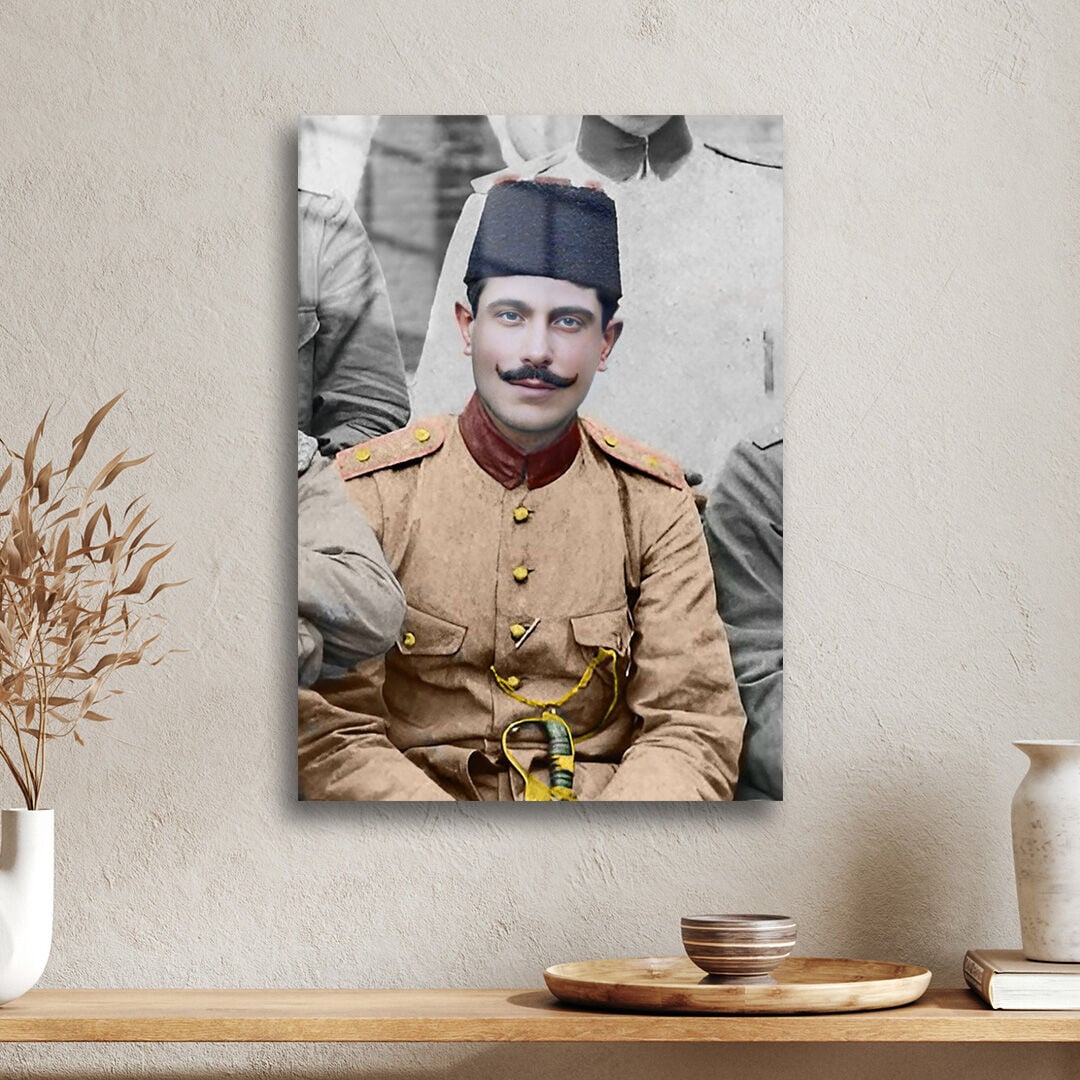 Süleyman Askerî Bey 01 Metal Poster
