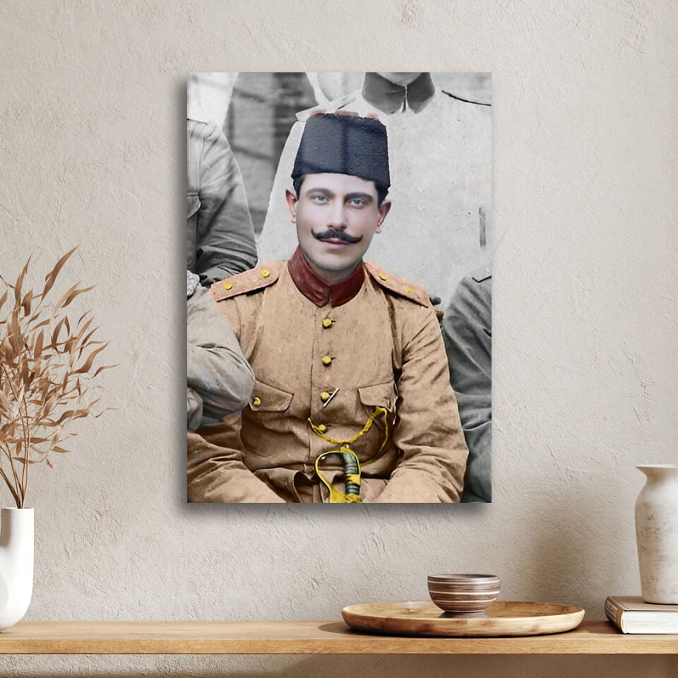 Süleyman Askerî Bey 01 Metal Poster