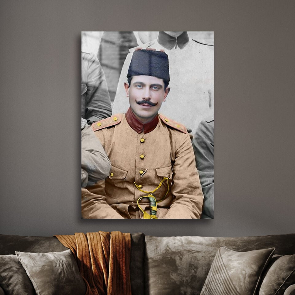 Süleyman Askerî Bey 01 Metal Poster