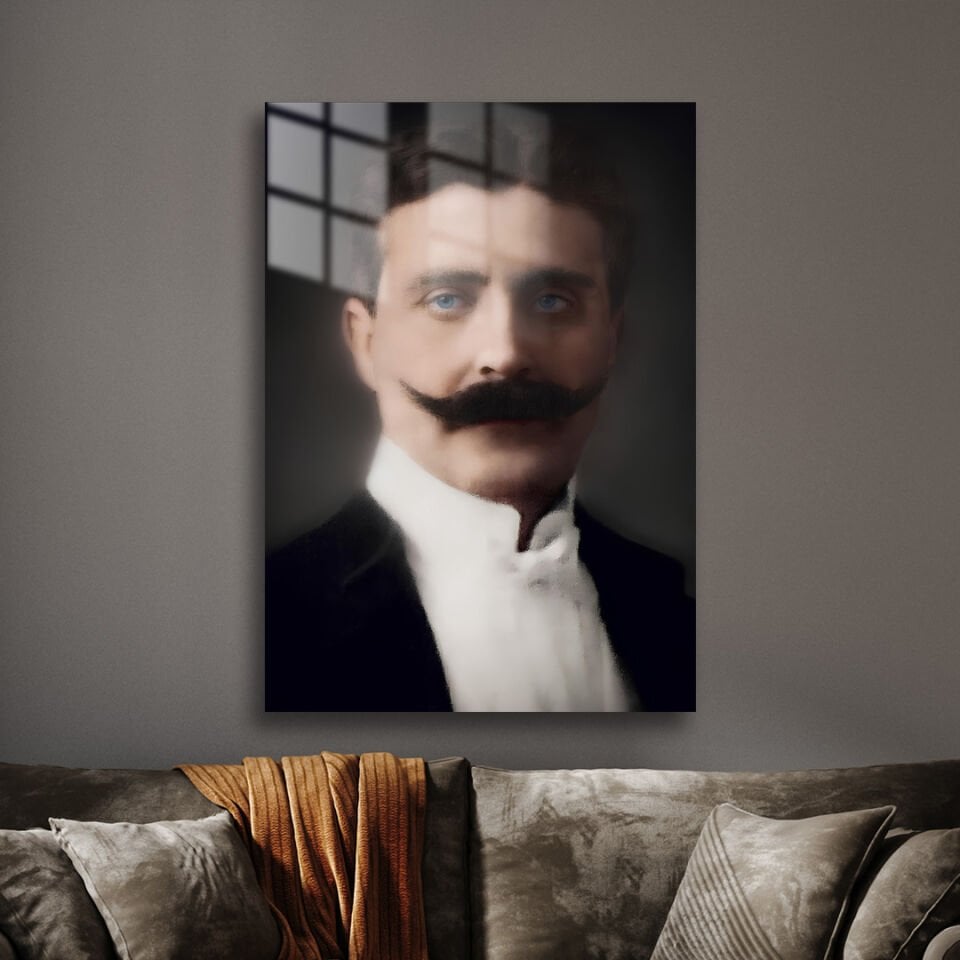 Bahaeddin Şakir 01 Metal Poster