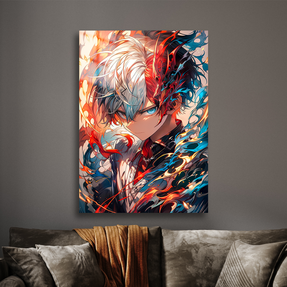 Shōtō Todoroki 01 Metal Poster