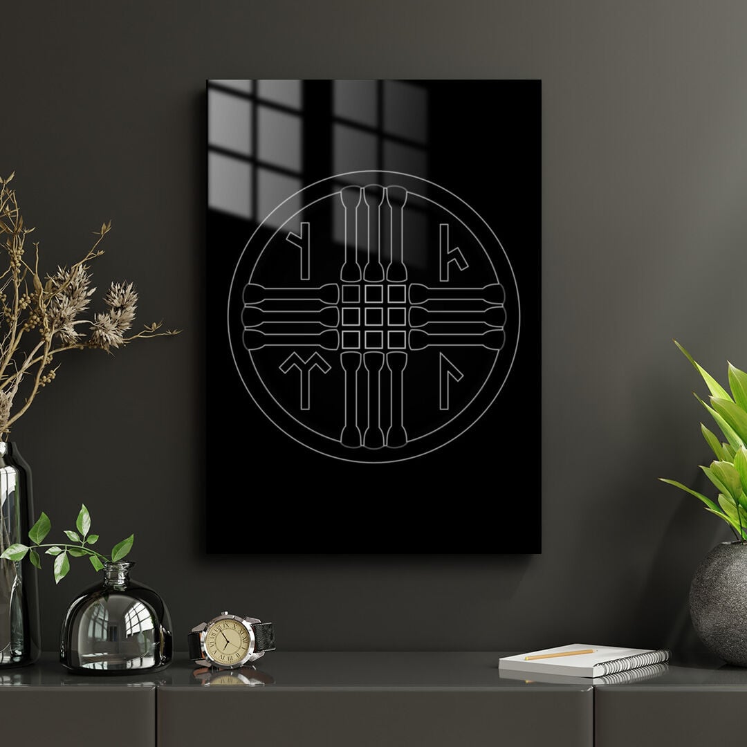 Tengri Tamgası 01 Metal Poster