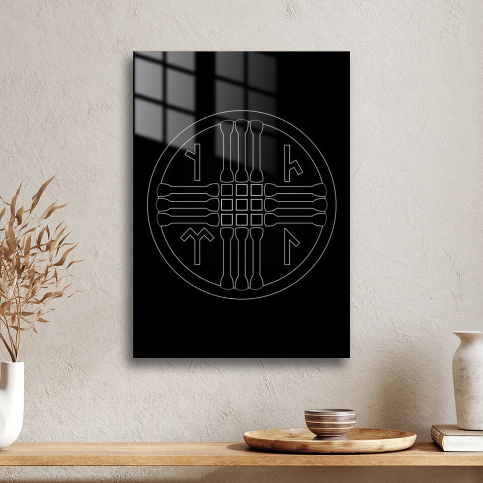 Tengri Tamgası 01 Metal Poster