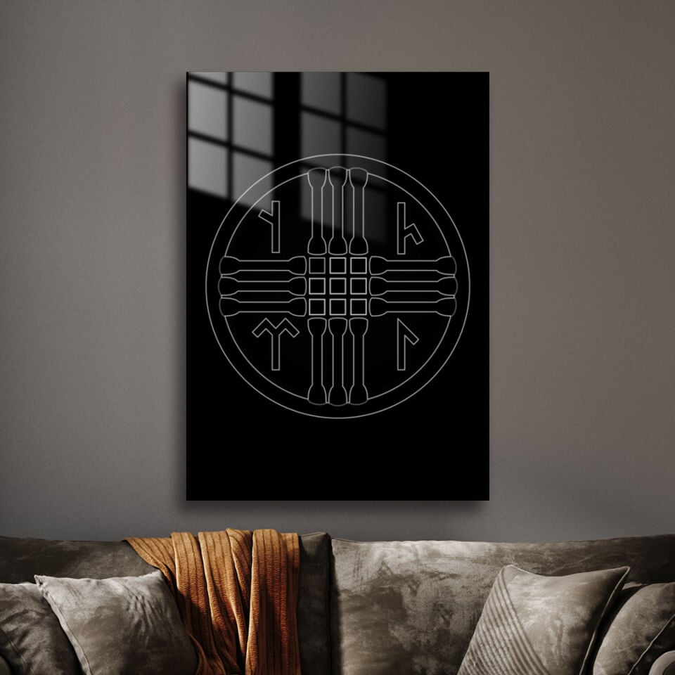 Tengri Tamgası 01 Metal Poster