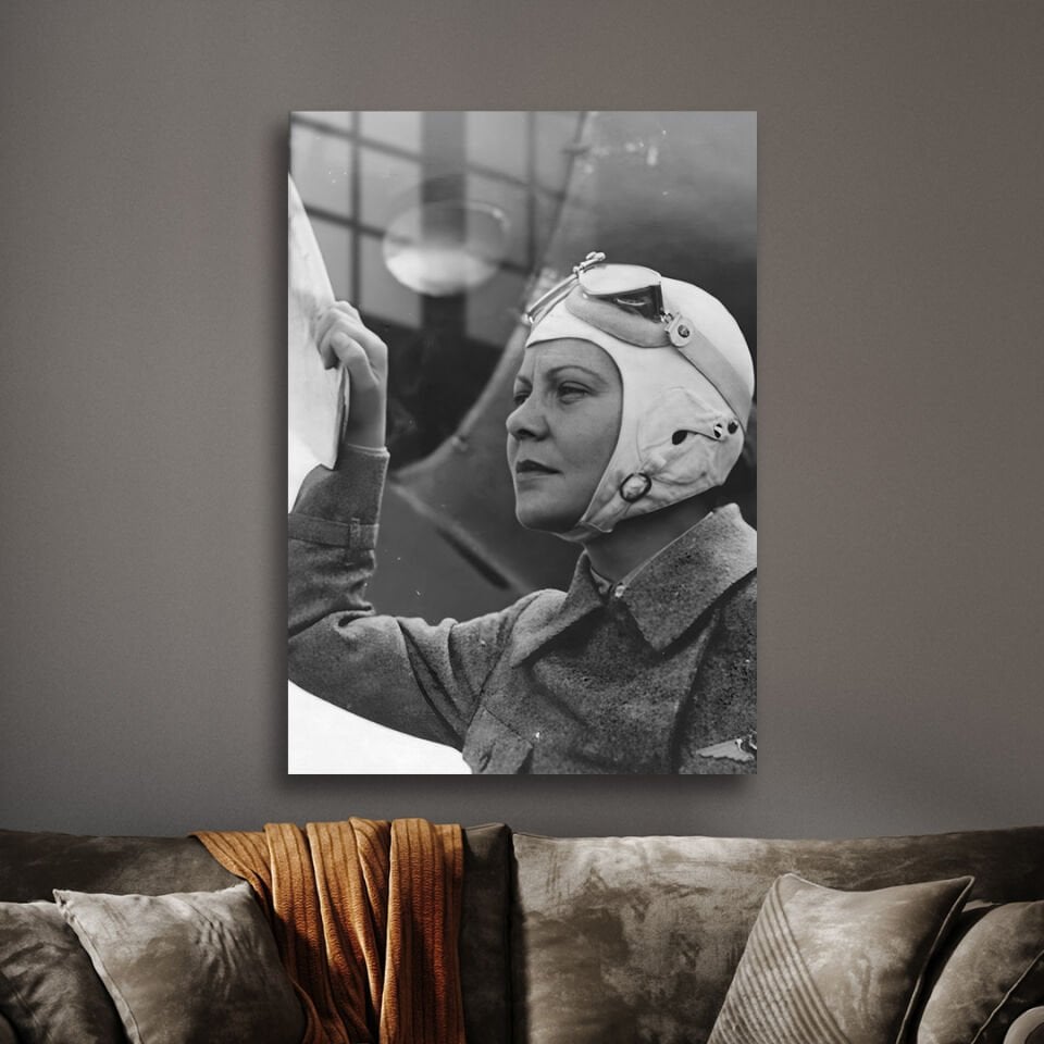 Sabiha Gökçen 01 Metal Poster