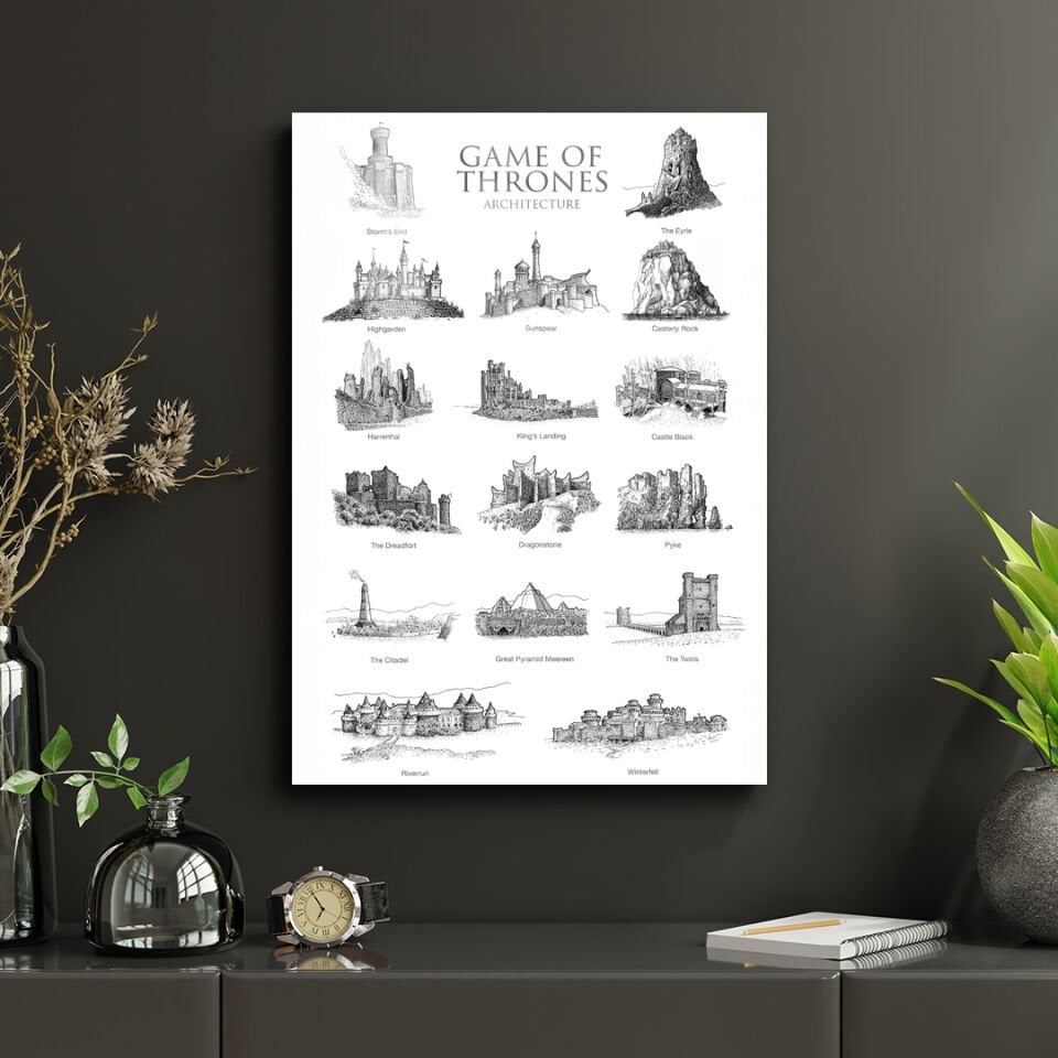 Game Of Thrones 10 Metal Poster