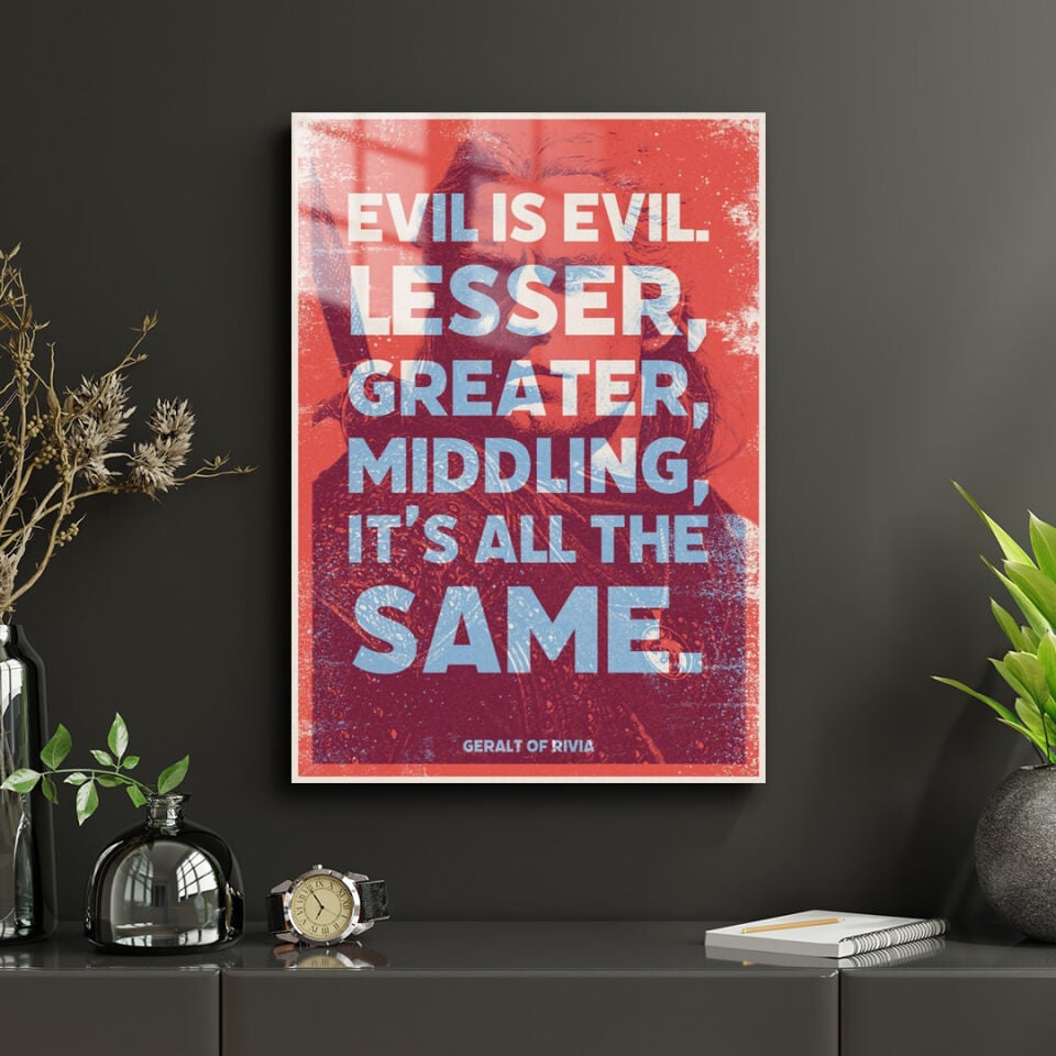 The Witcher 02 Metal Poster
