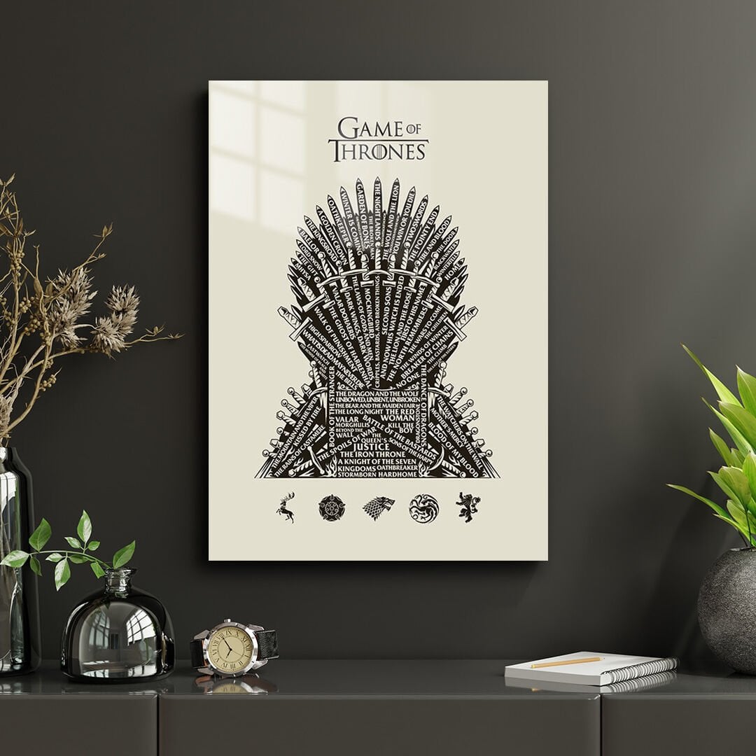 Game Of Thrones 12 Metal Poster