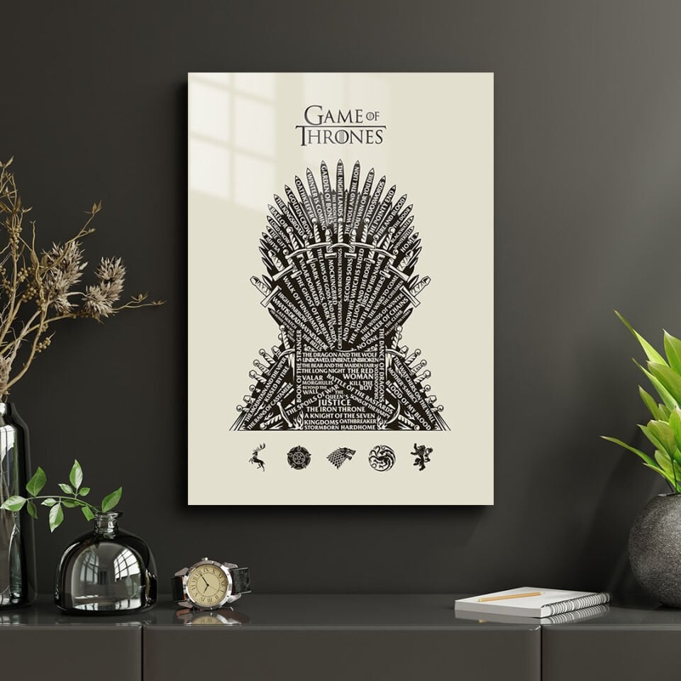 Game Of Thrones 12 Metal Poster