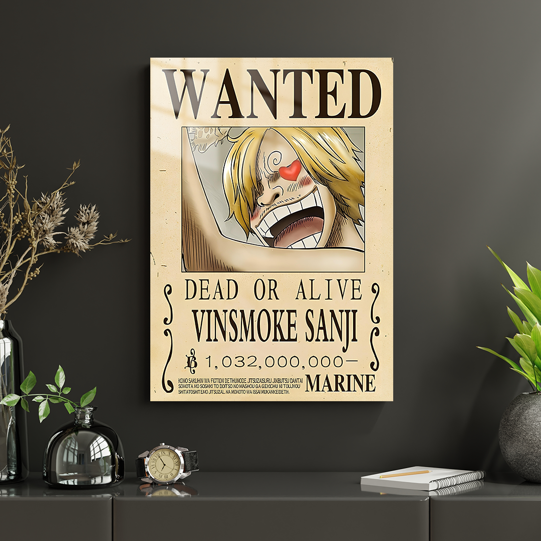 Wanted Poster 02 Metal Poster