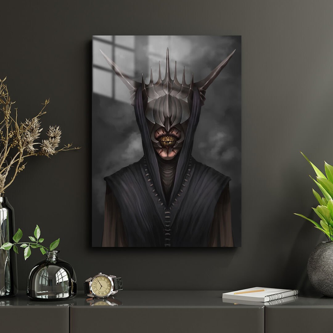 Mouth of Sauron 01 Metal Poster