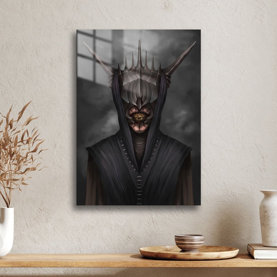 Mouth of Sauron 01 Metal Poster