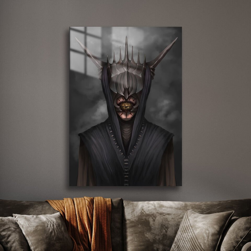 Mouth of Sauron 01 Metal Poster
