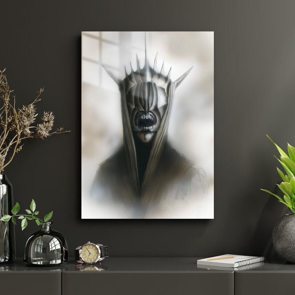 Mouth of Sauron 02 Metal Poster