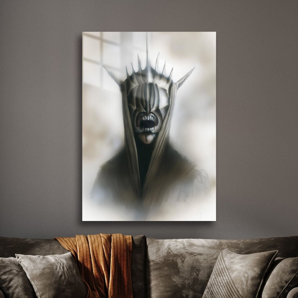 Mouth of Sauron 02 Metal Poster