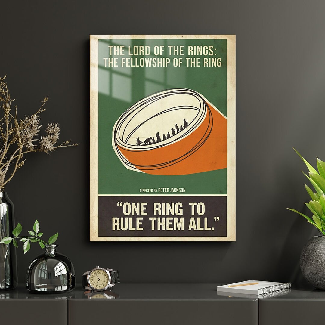 Lord Of The Rings 39 Metal Poster