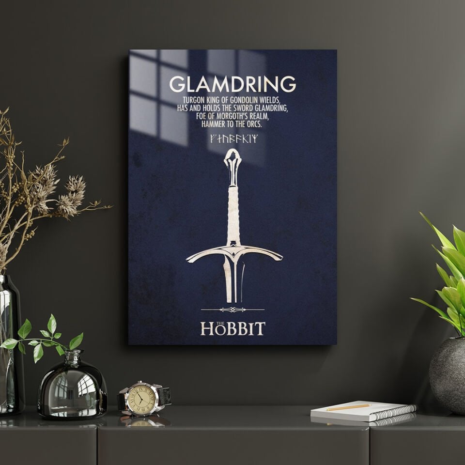 Glamdring 01 Metal Poster