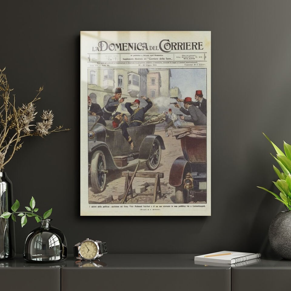 Mahmud Şevket Paşa Suikasti 01 Metal Poster