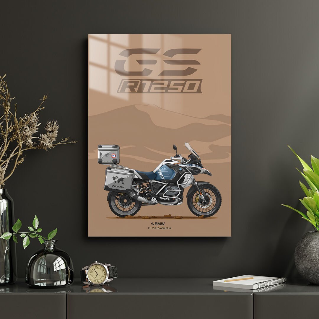 BMW R 1200 GS 01 Metal Poster