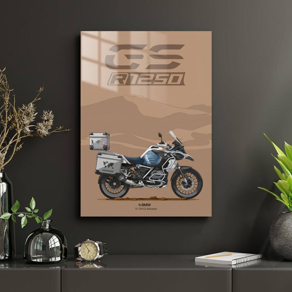 BMW R 1200 GS 01 Metal Poster