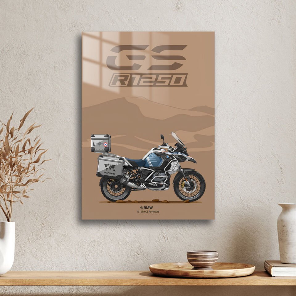 BMW R 1200 GS 01 Metal Poster