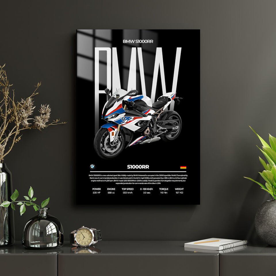 BMW S1000RR 02 Metal Poster
