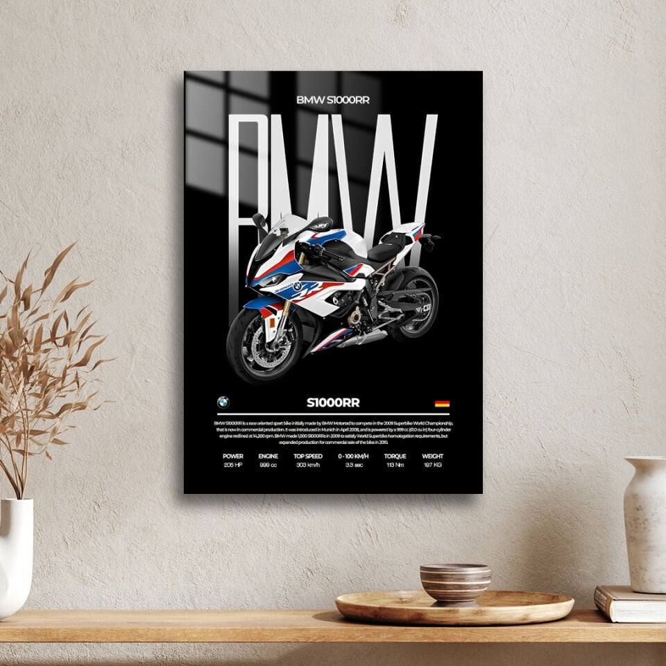 BMW S1000RR 02 Metal Poster