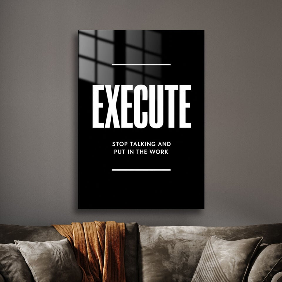 Execute 01 Metal Poster