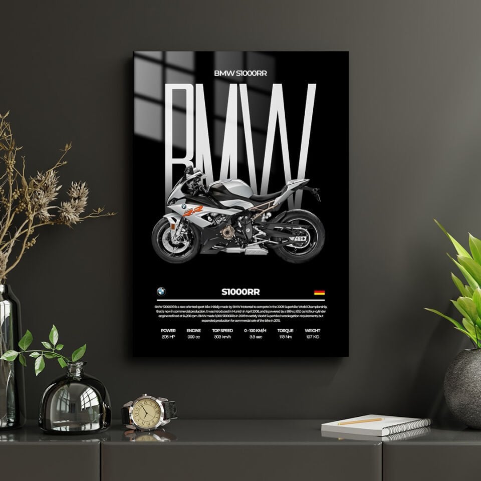 BMW S1000RR 03 Metal Poster