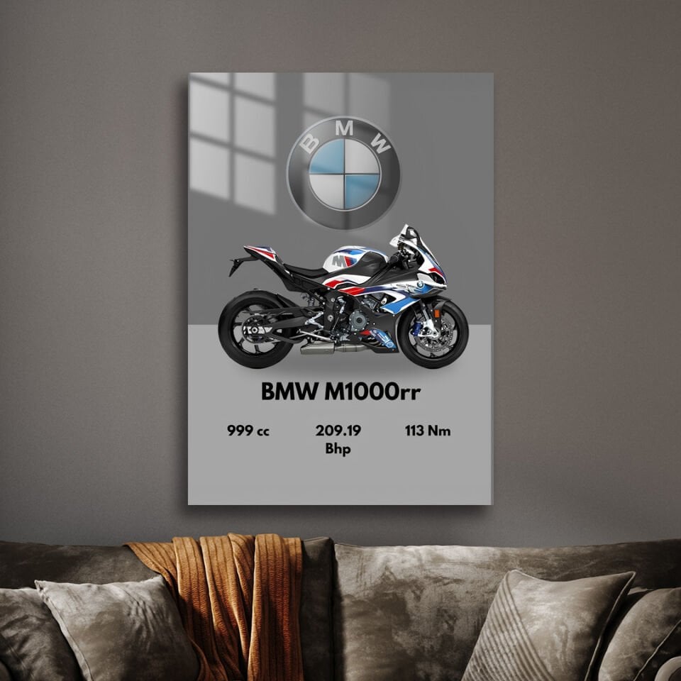 BMW S1000RR 04 Metal Poster