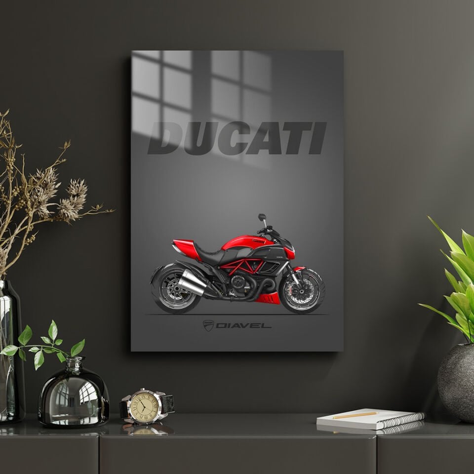 Ducati Diavel 01 Metal Poster