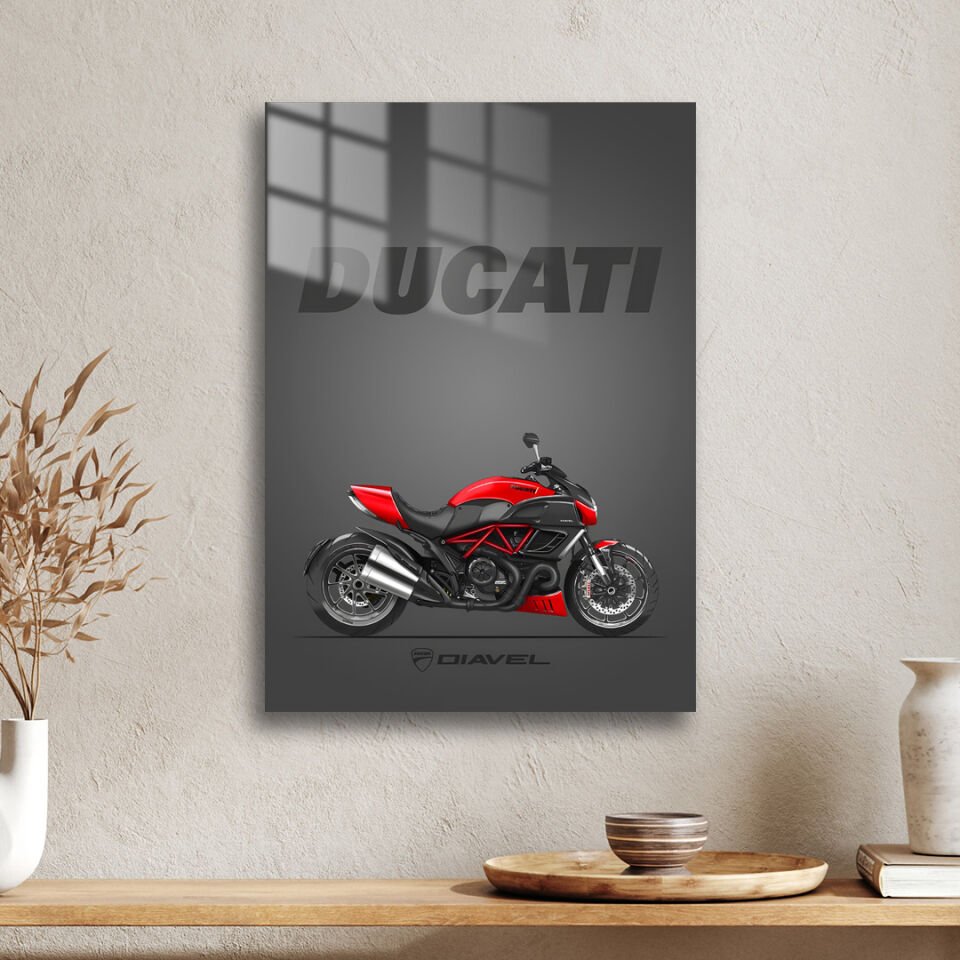 Ducati Diavel 01 Metal Poster