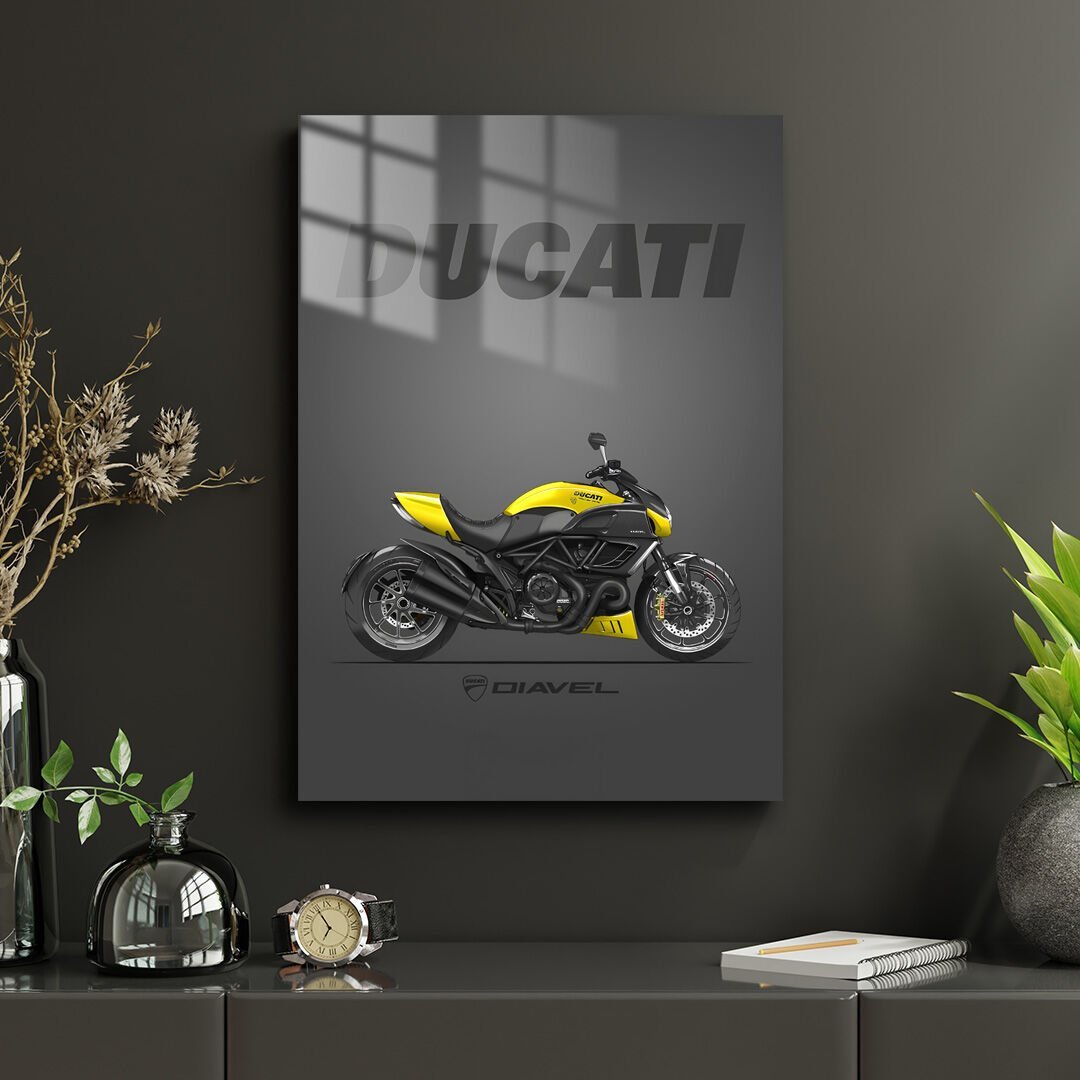 Ducati Diavel 02 Metal Poster