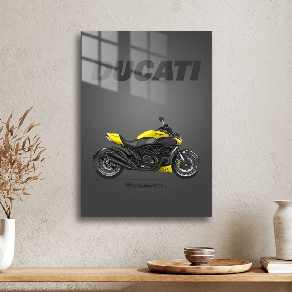Ducati Diavel 02 Metal Poster