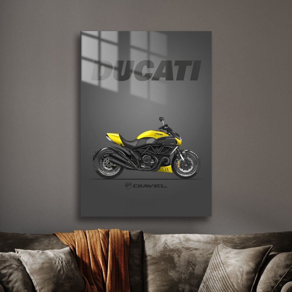 Ducati Diavel 02 Metal Poster