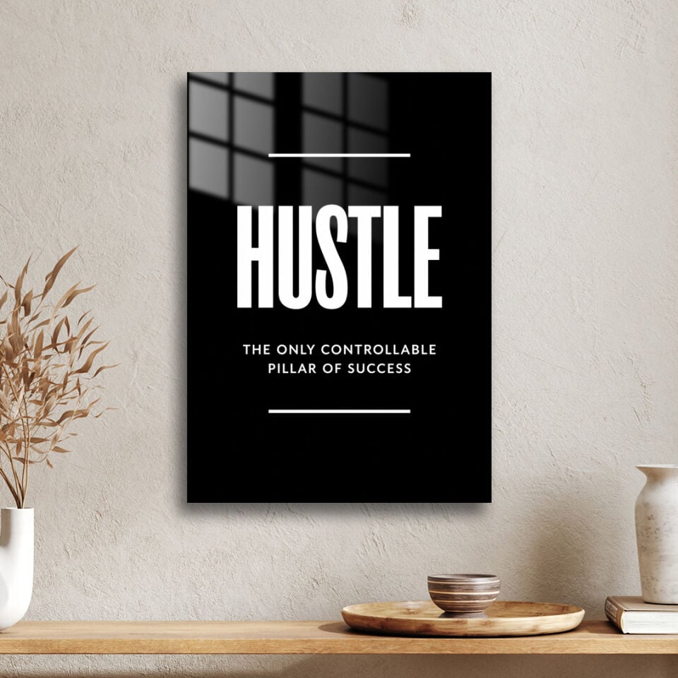 Hustle 01 Metal Poster(Kopya)