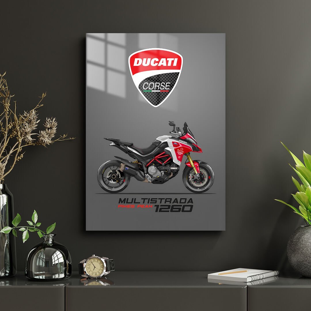 Ducati Multistrada 1260 Pikes Peak 01 Metal Poster