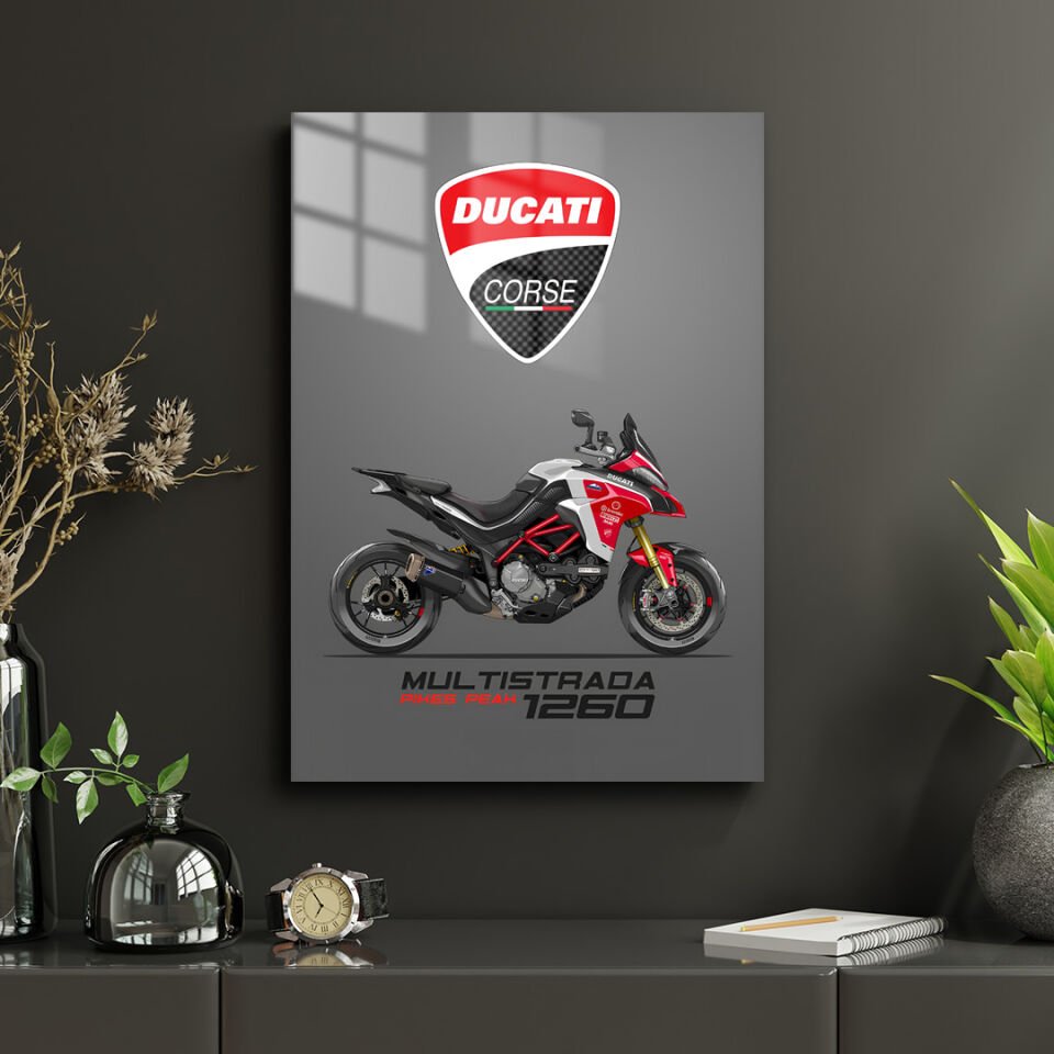 Ducati Multistrada 1260 Pikes Peak 01 Metal Poster