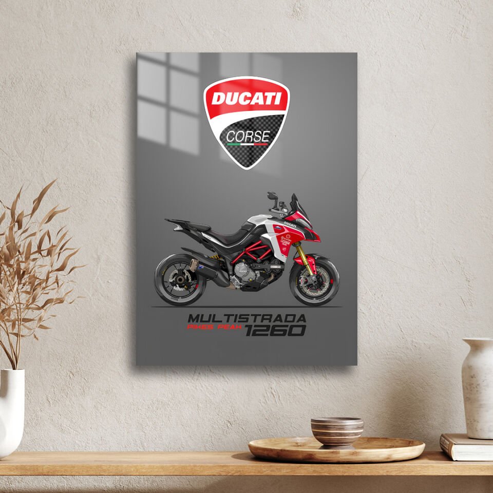 Ducati Multistrada 1260 Pikes Peak 01 Metal Poster