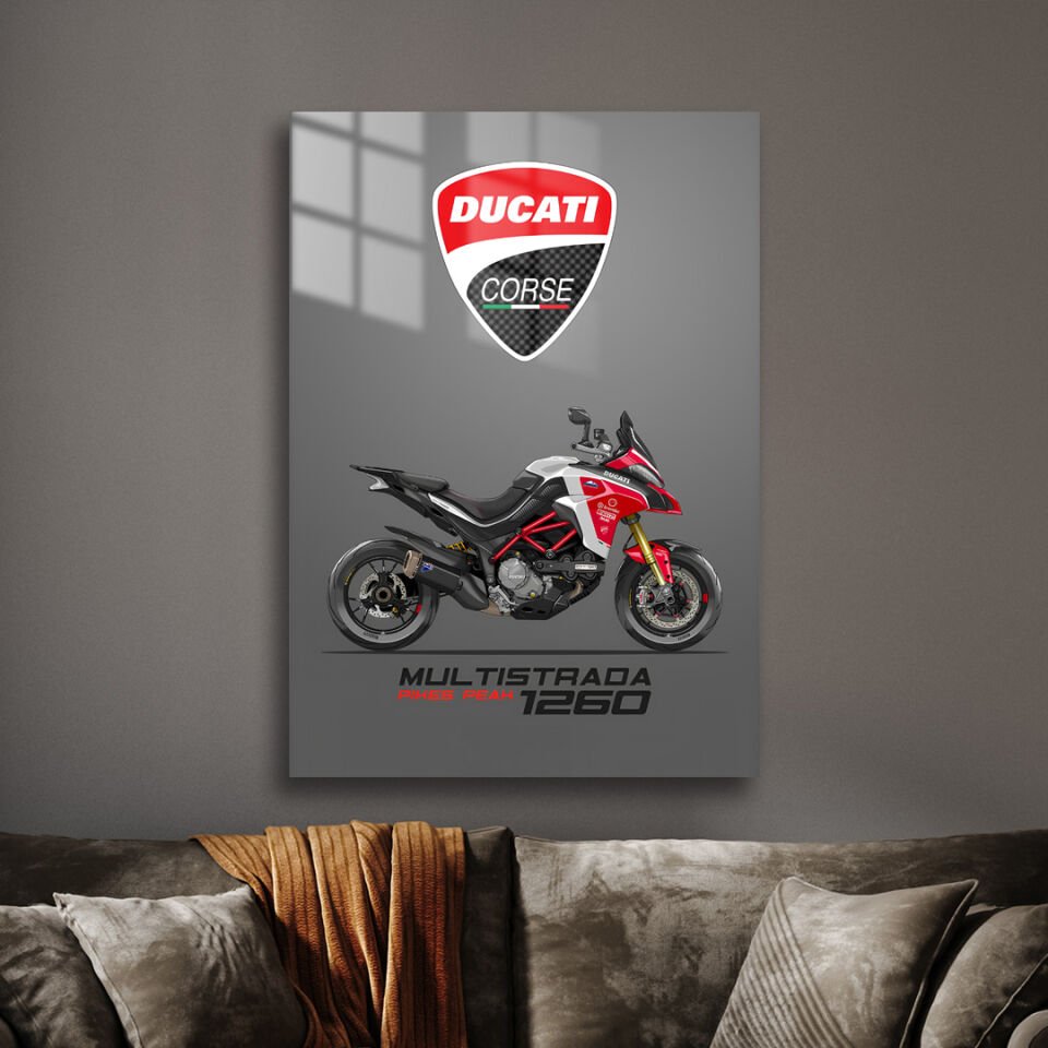 Ducati Multistrada 1260 Pikes Peak 01 Metal Poster