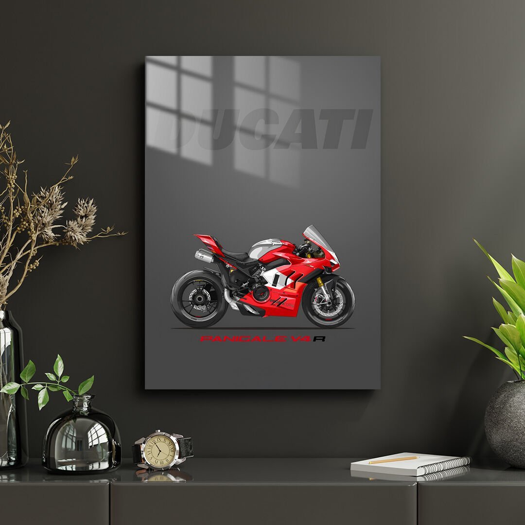 Ducati Panigale V4 02 Metal Poster