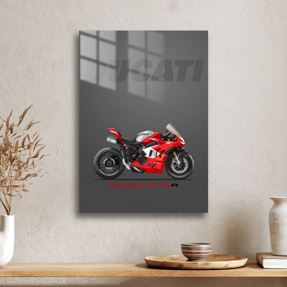 Ducati Panigale V4 02 Metal Poster