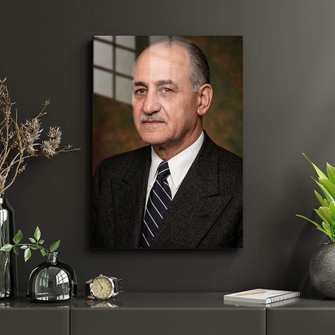 Mehmet Emin Resulzade 01 Metal Poster