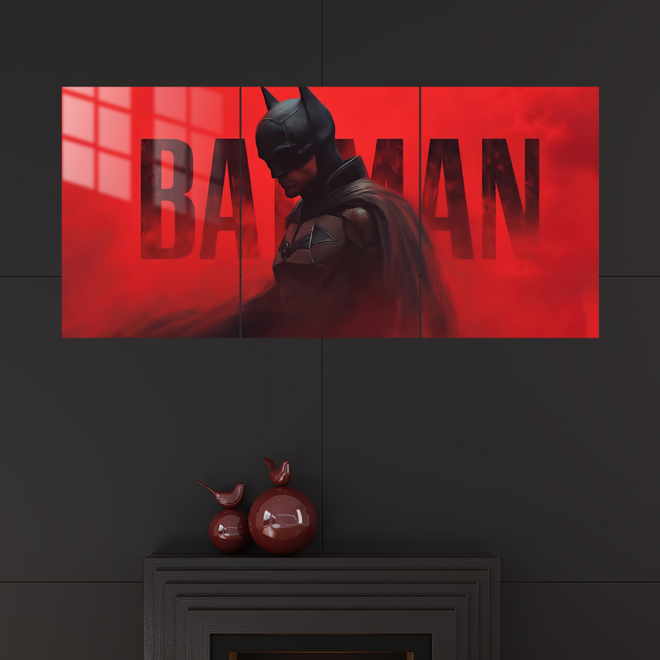 Batman 3 Parçalı 01 Metal Poster