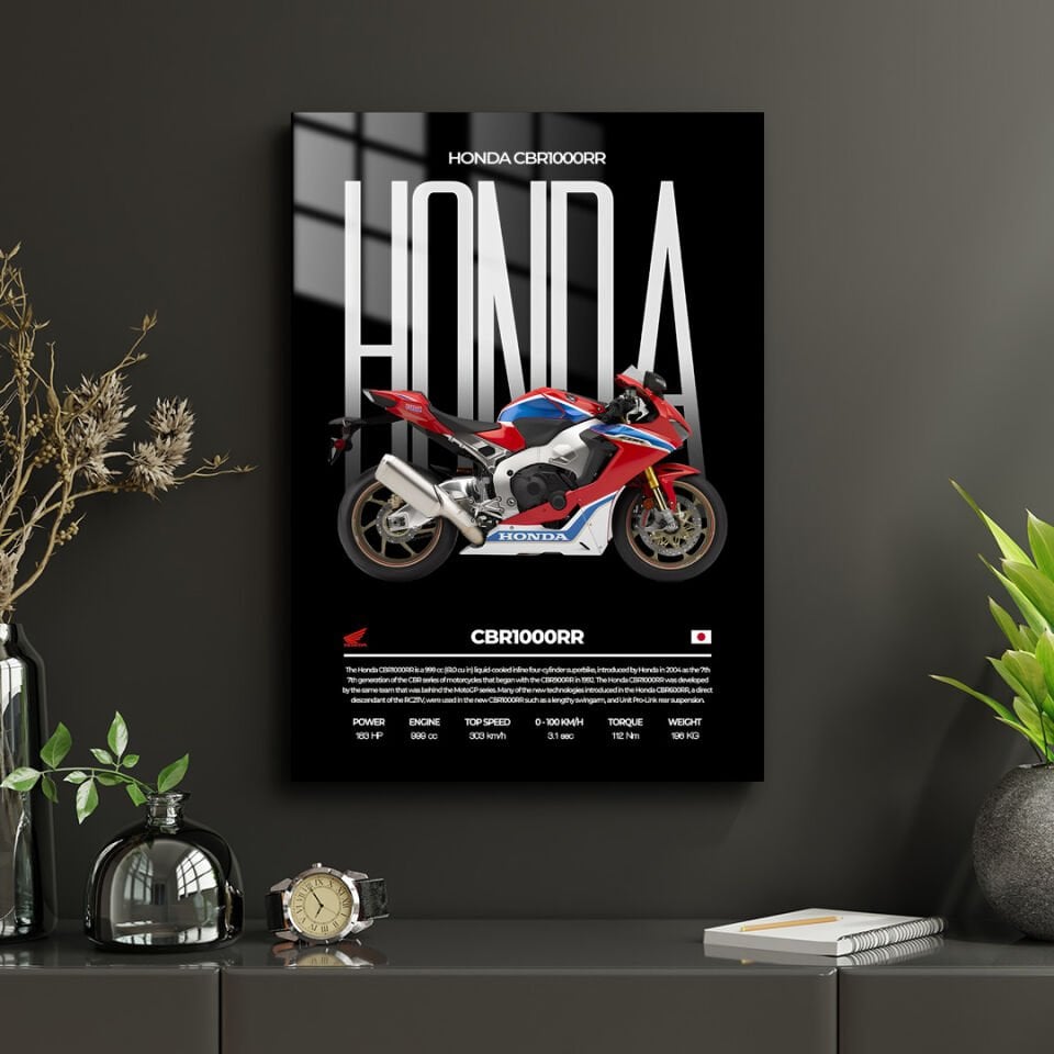 Honda CBR 1000RR 02 Metal Poster